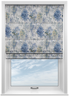 Woodland, Saxon Blue - Roman Blind